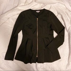 Darling Black Peplum Blazer